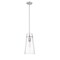 Z-Lite Kira Pendant, 1-Light, 6.5 In.W x 13 In.H, Brushed Nickel/Clear 7508P-ROD-BN - alternate 3